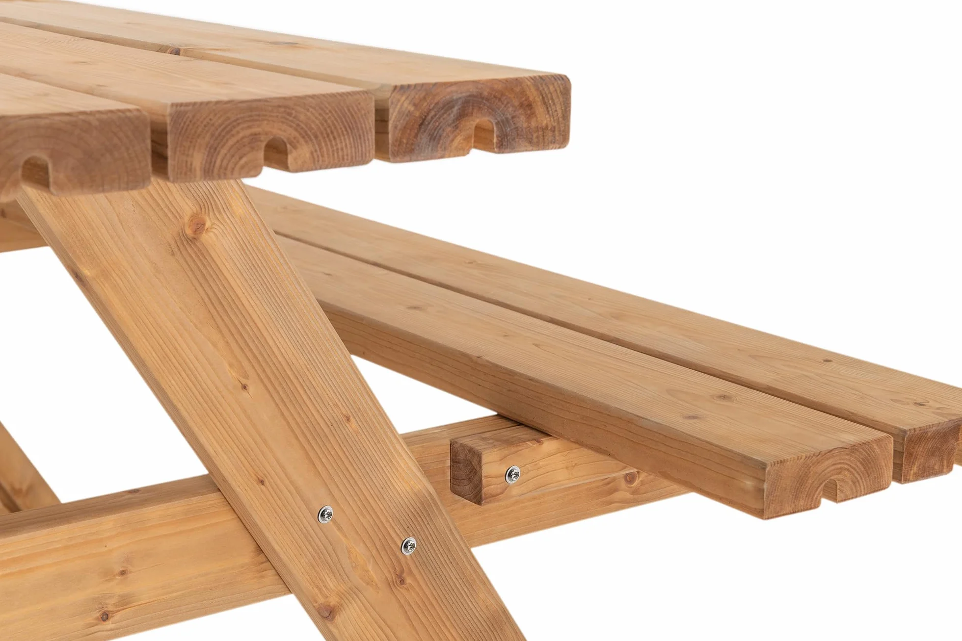 AMATA Table de Pique-Nique Classique pliante Bois résistant aux intempéries Jardin Terrasse