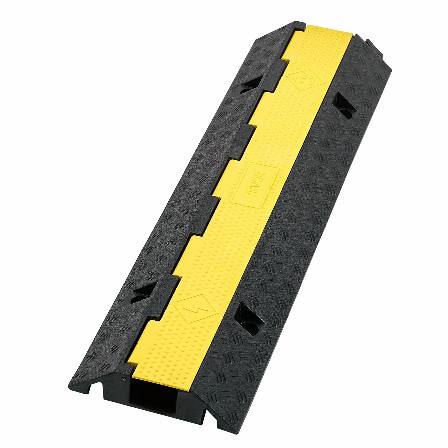 VEVOR Rampe de Protection Câbles 9979 kg 1 Canal 70 x 50 mm Caoutchouc