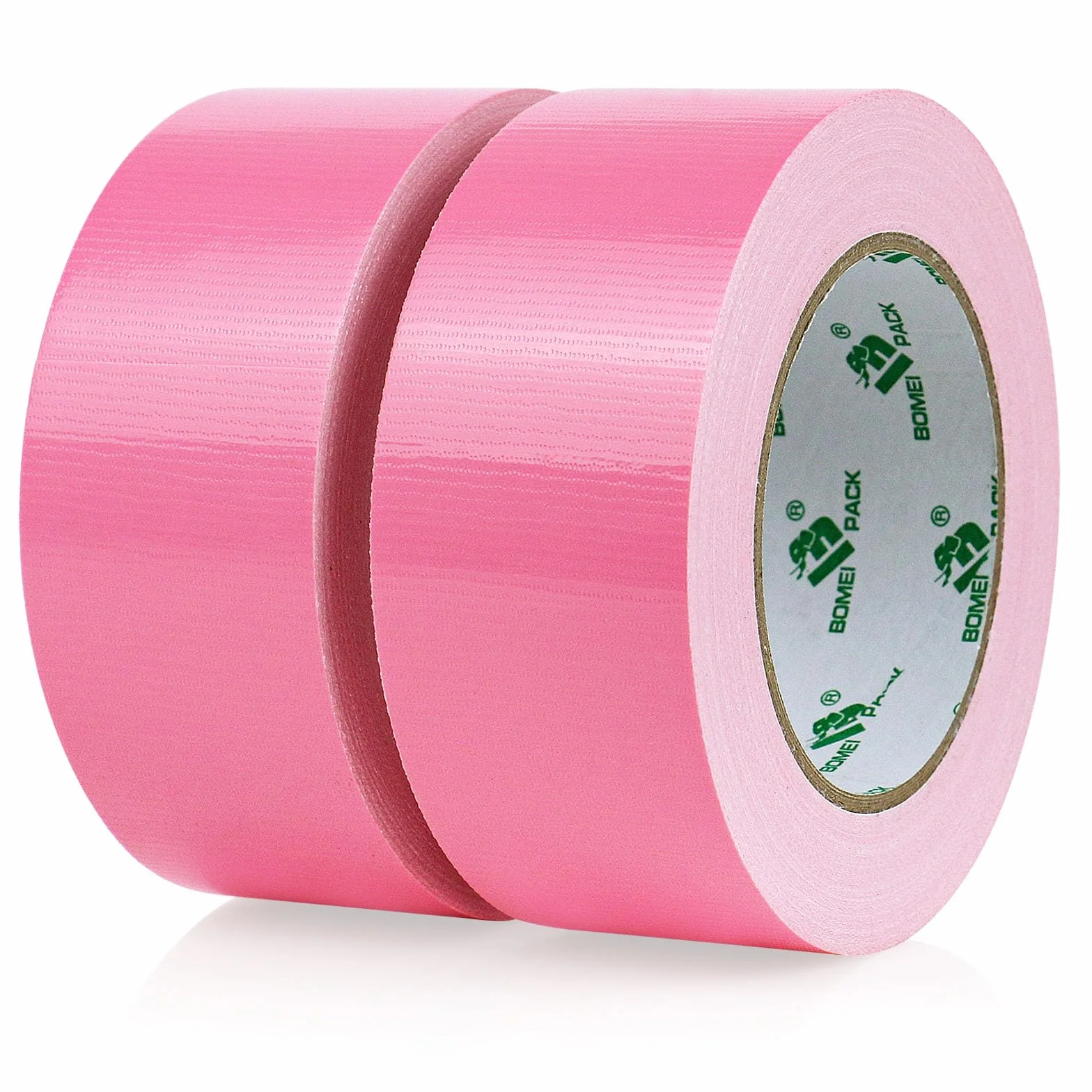 BOMEI PACK Duct Ruban adhésif en tissu renforcé 2R 2in*25m Rose