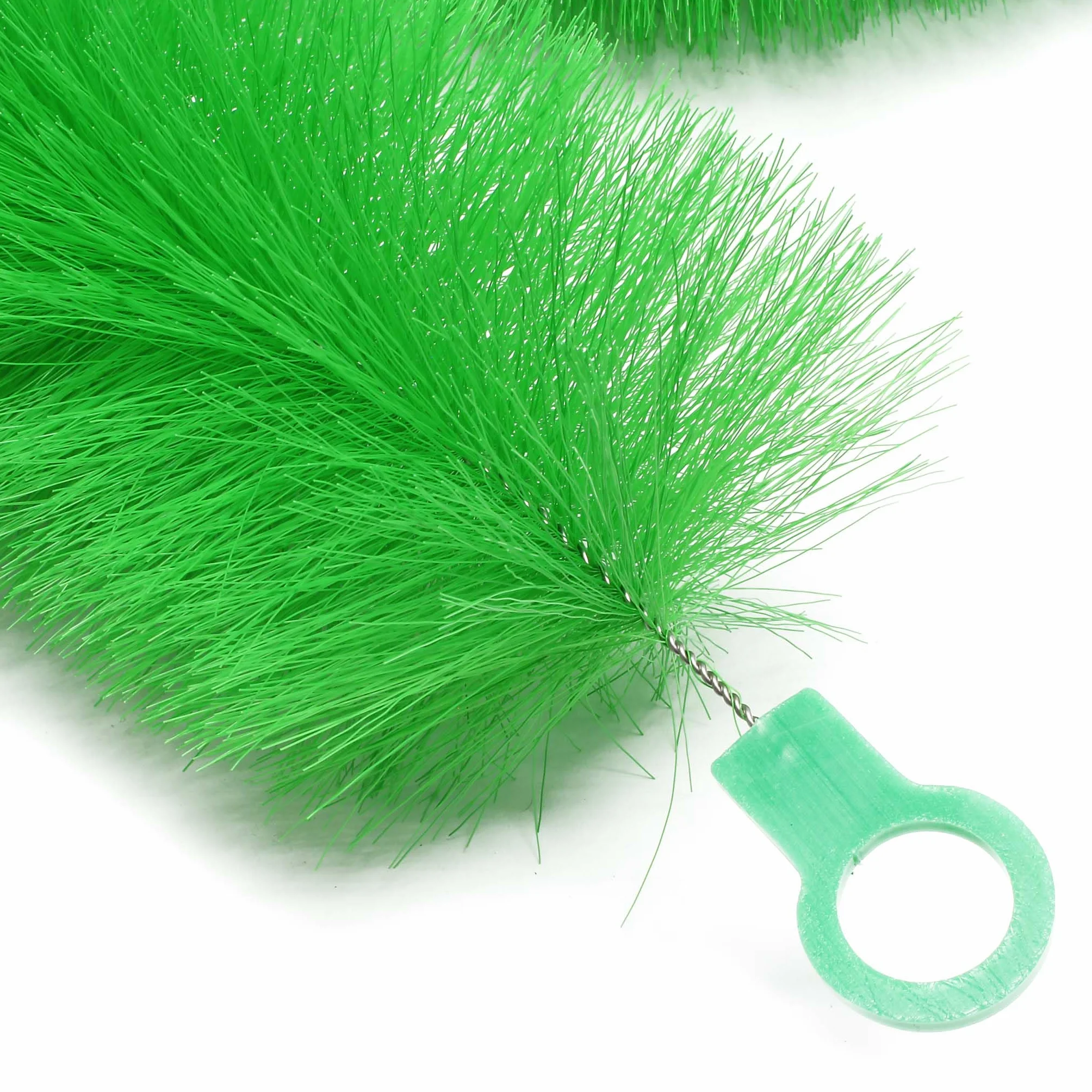 Wiltec Brosse pour Fraie 200cm Ø 15cm Brosse de reproduction Verte Brosse de ponte pour Carpes Koï Bassin Étang Équipement aquatique Entretien Étang Bassin de Jardin