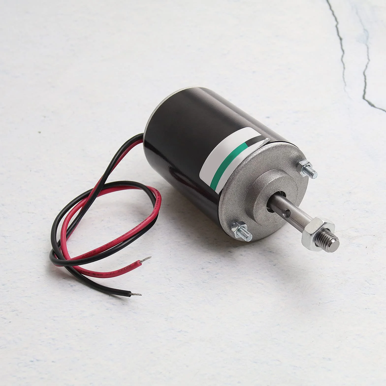 Moteur à Aimant Permanent DC 12V 30W CW/CCW Haute Vitesse pour Générateur de Bricolage