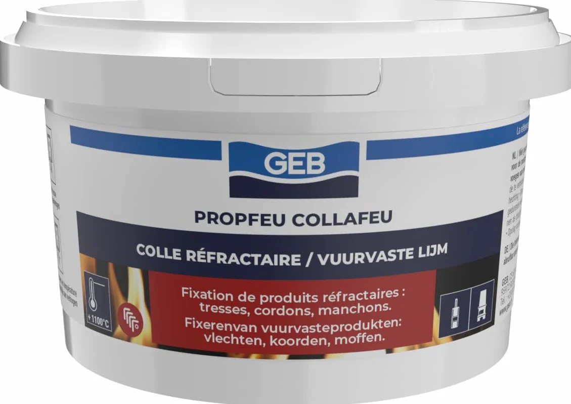 Collafeu Colle réfractaire 300 g Clair GEB 125211
