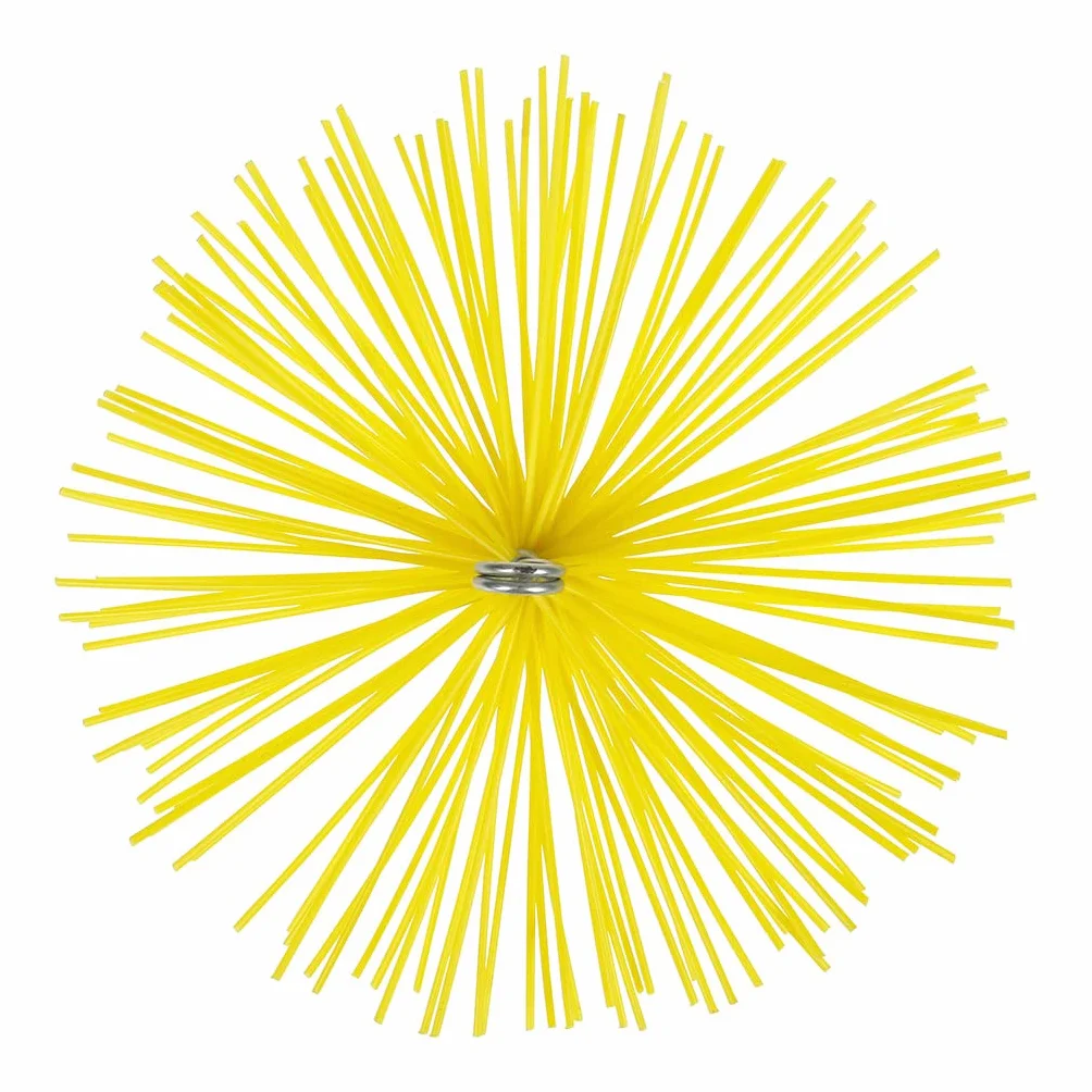Brosse Cheminée M12 Hérisson de Ramonage Ø250 mm Nettoyage Conduit Poêle Élimine Suie Bistre Goudron