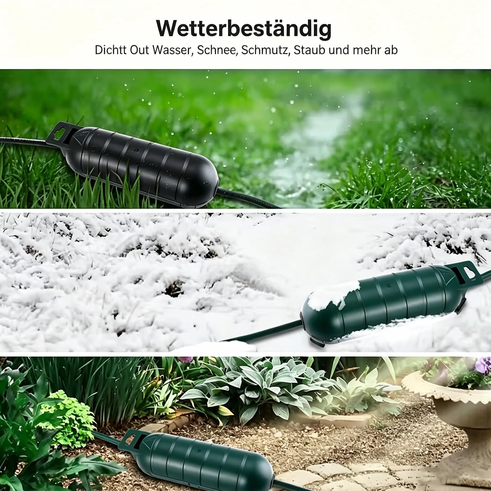 Boîte de protection étanche IP66 pour prise de courant Noir