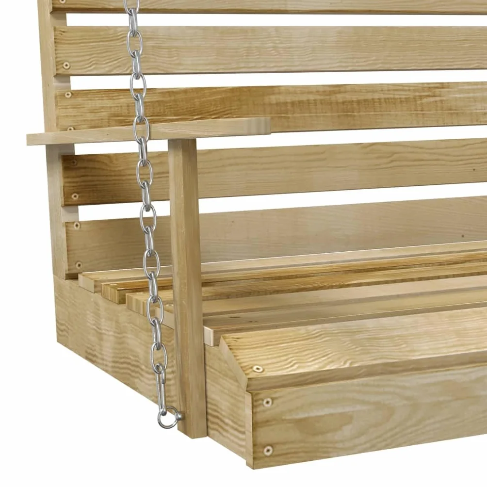 Balancelle 110 cm Bois de pin imprégné Brun 25KG