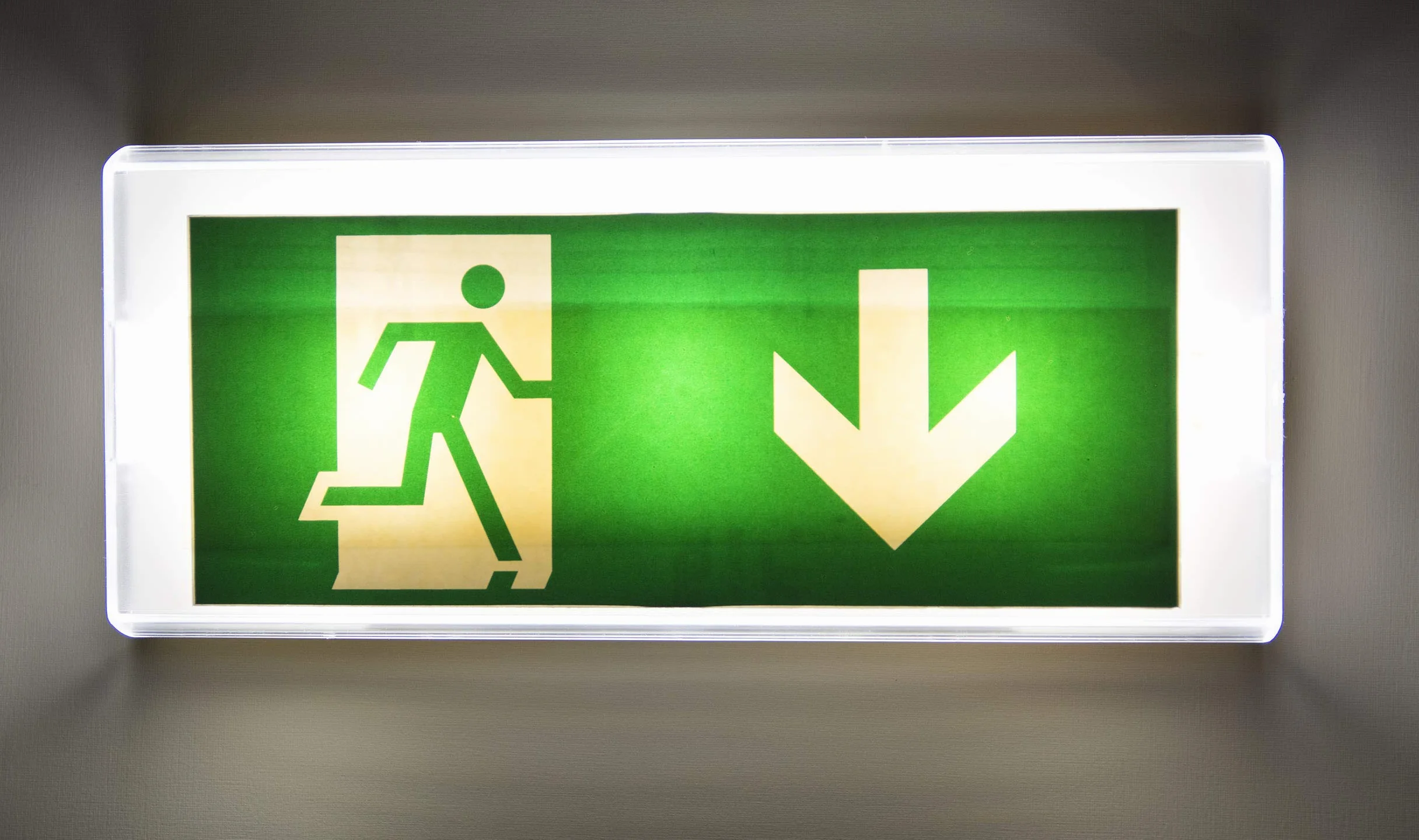 Panneau d’issue de secours lumineux
