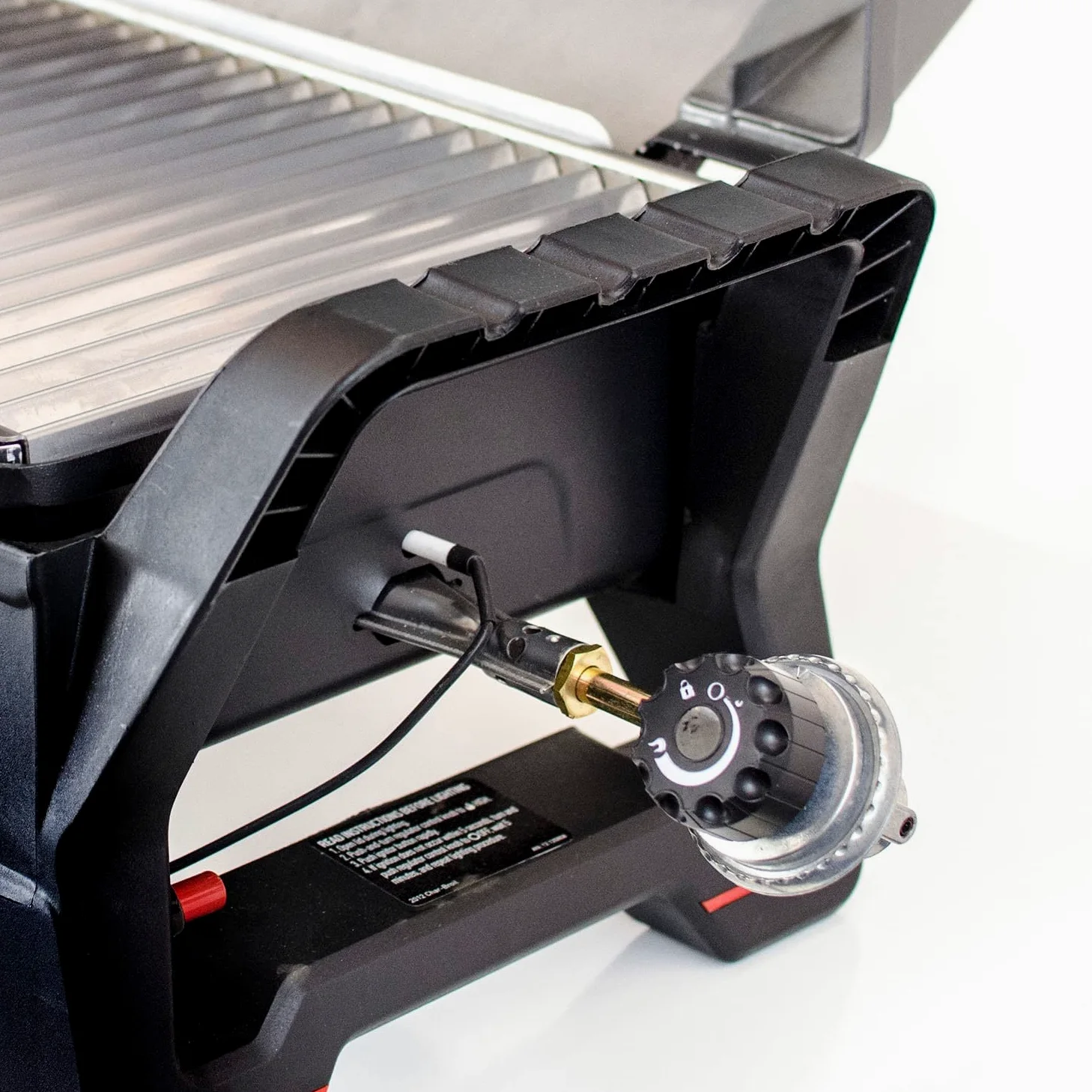 Char-Broil X200 Grill2Go - Barbecue Portable avec Système de Cuisson TRU-Infrared, Gris/Fonte d'aluminium