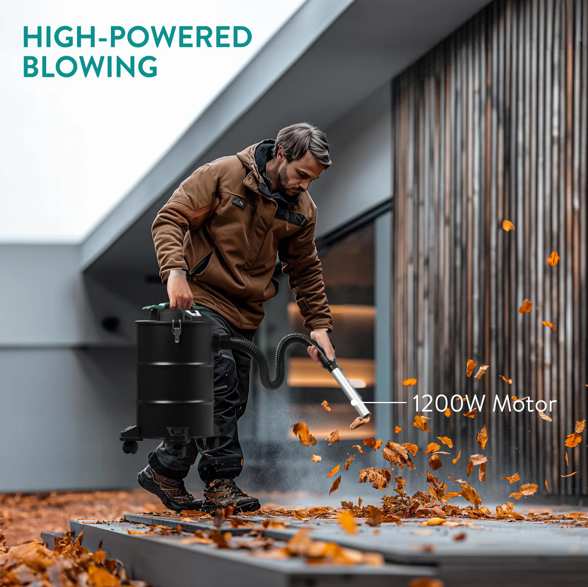 Navaris Aspirateur à Cendres 1000W 20L