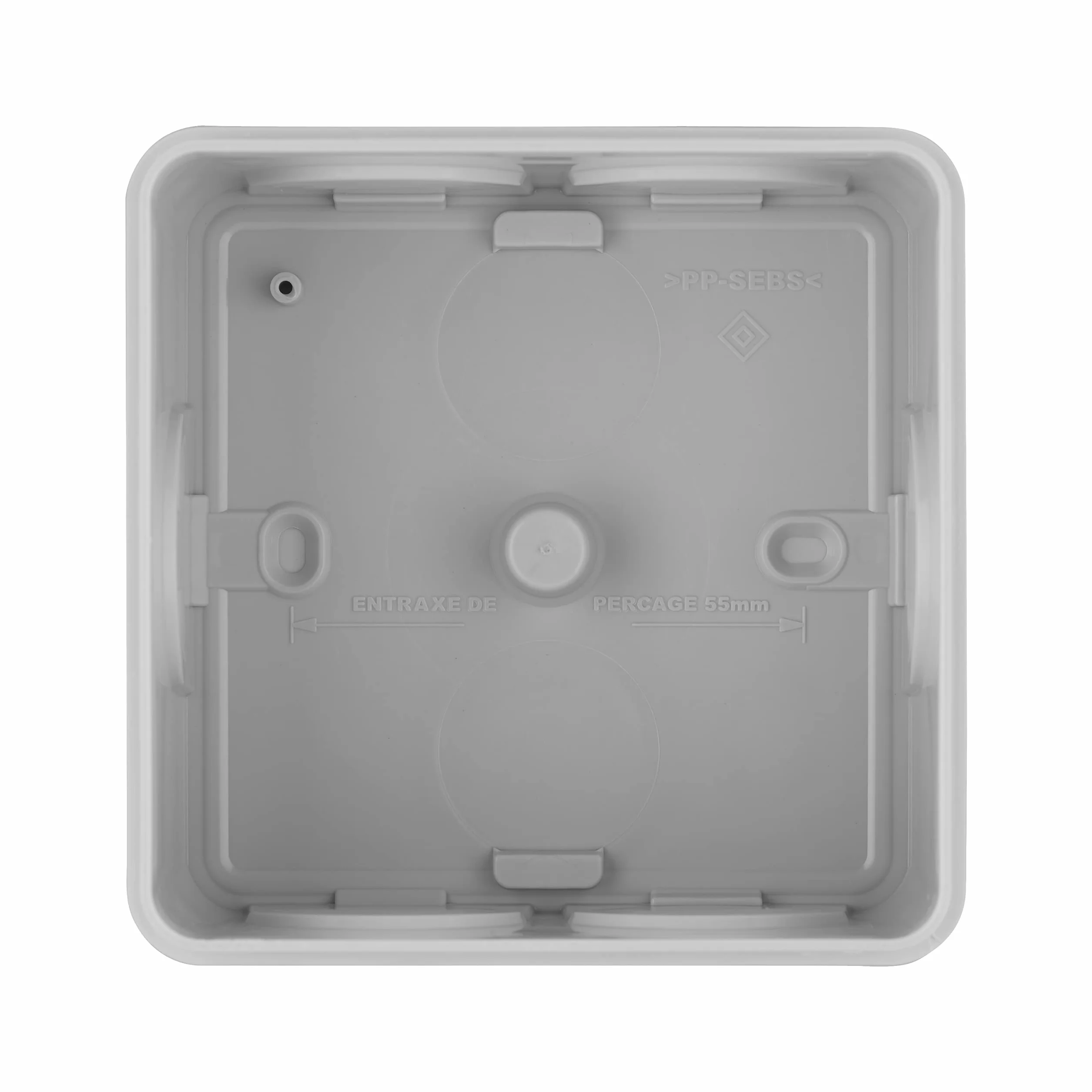 Boite de dérivation étanche IP55 85x85x50mm DEBFLEX Gris