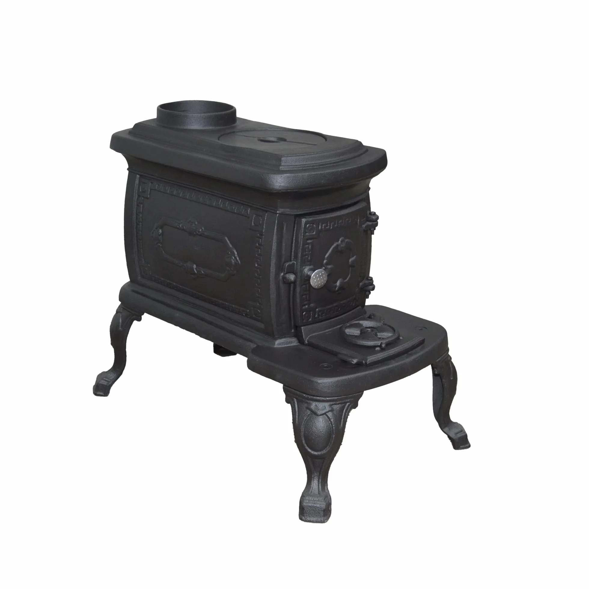 FLAME STOVES NOSTALGIA Poêle à bois et à charbon compact en fonte 25 m² Certifié ISO CE TSE