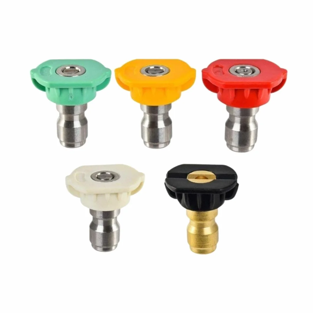 PHOENIX - Pack de 5 buses pulvérisateur pour pulvérisateur électrique - Buses de pulvérisation en aluminium pour jardinage, jets plat, droit et mousse, compatibilité PRO Sprayer et Dorsal Sprayer