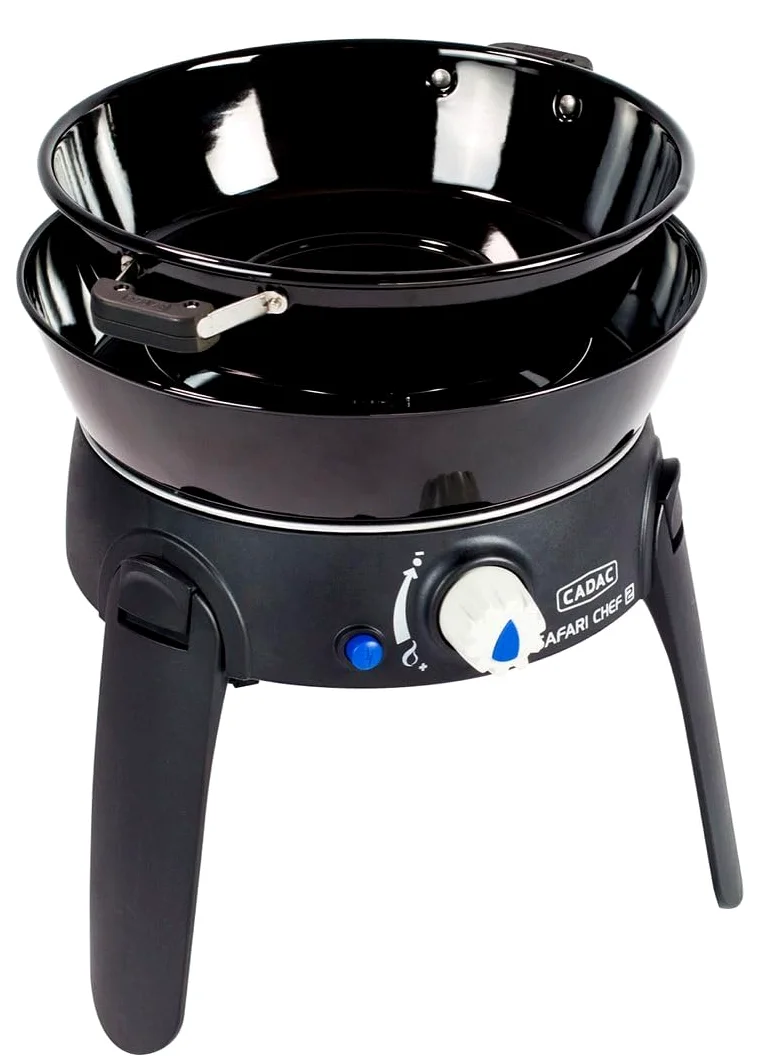 CADAC Safari Chef 30 HP – Acier – Aluminium – Plastique – Barbecue à gaz