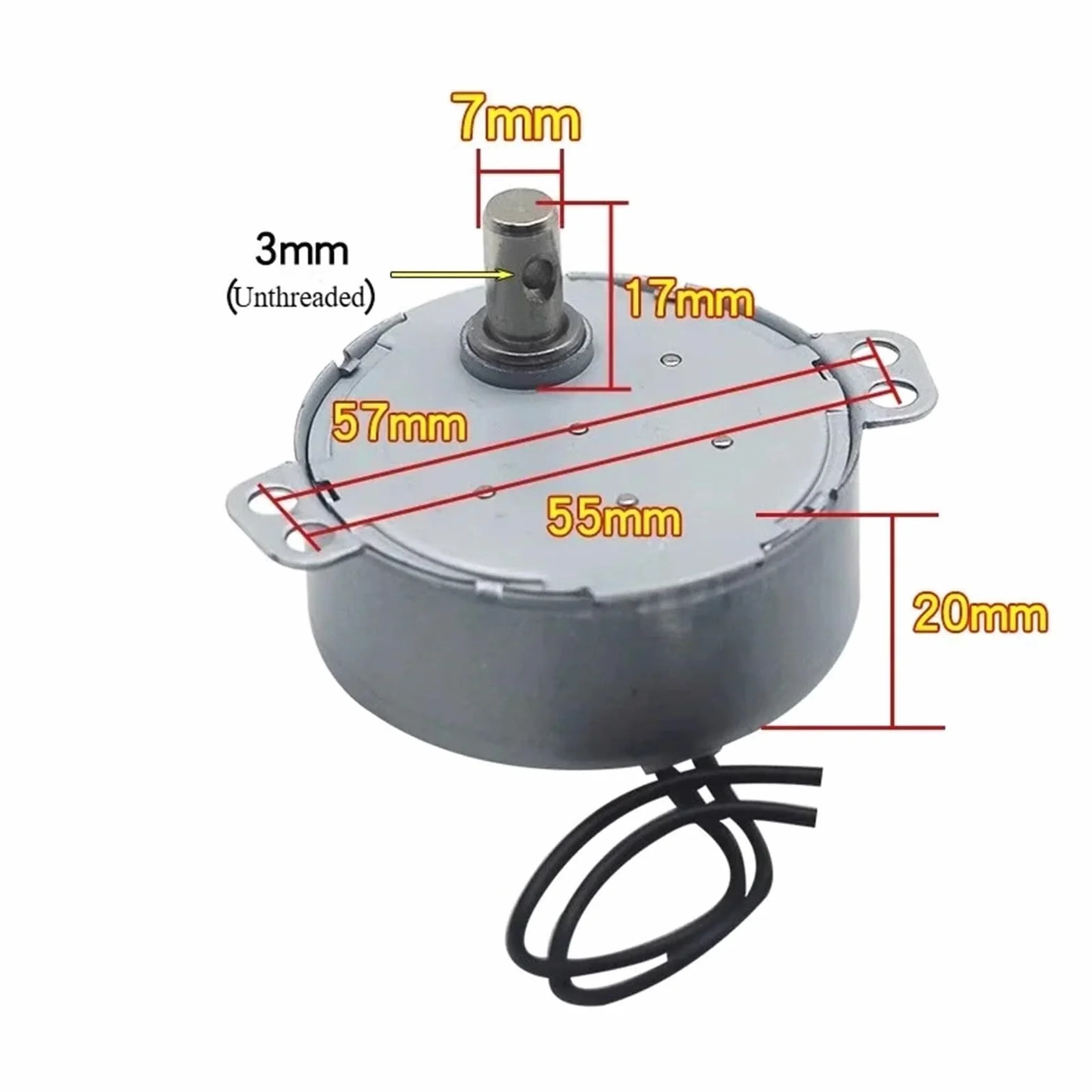 Moteur synchrone à aimant permanent TYJ50-8A7 4W 4-5 tr/min 220-240V CA