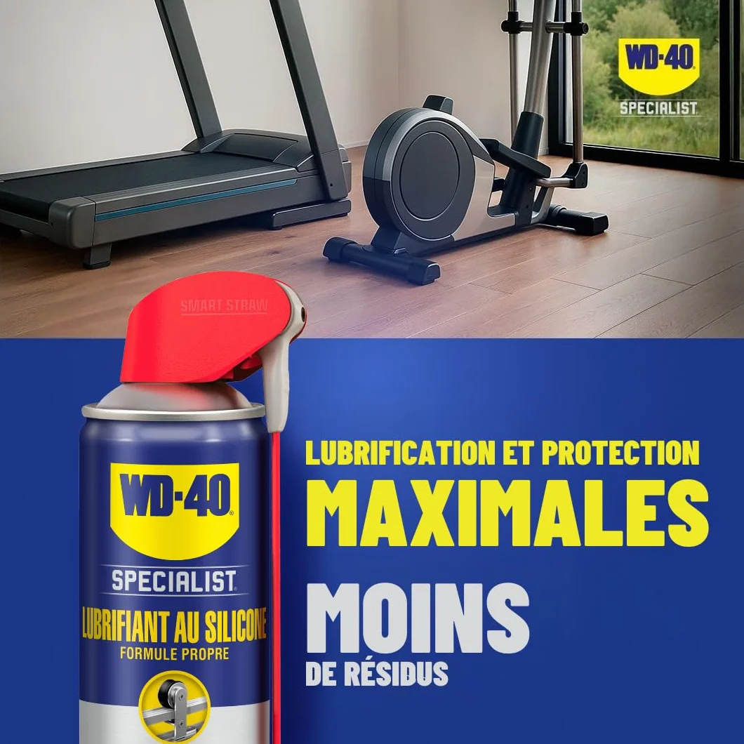 WD-40 Specialist Lubrifiant Au Silicone Spray Double Position 250 ML