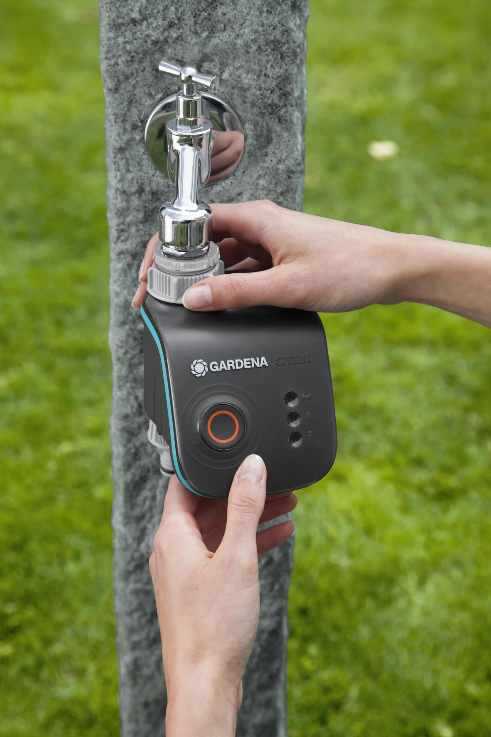 Gardena Smart Water Control programmateur d’arrosage intelligent commande App alerte gel pour micro-gouttes système gicleurs (19031-20)