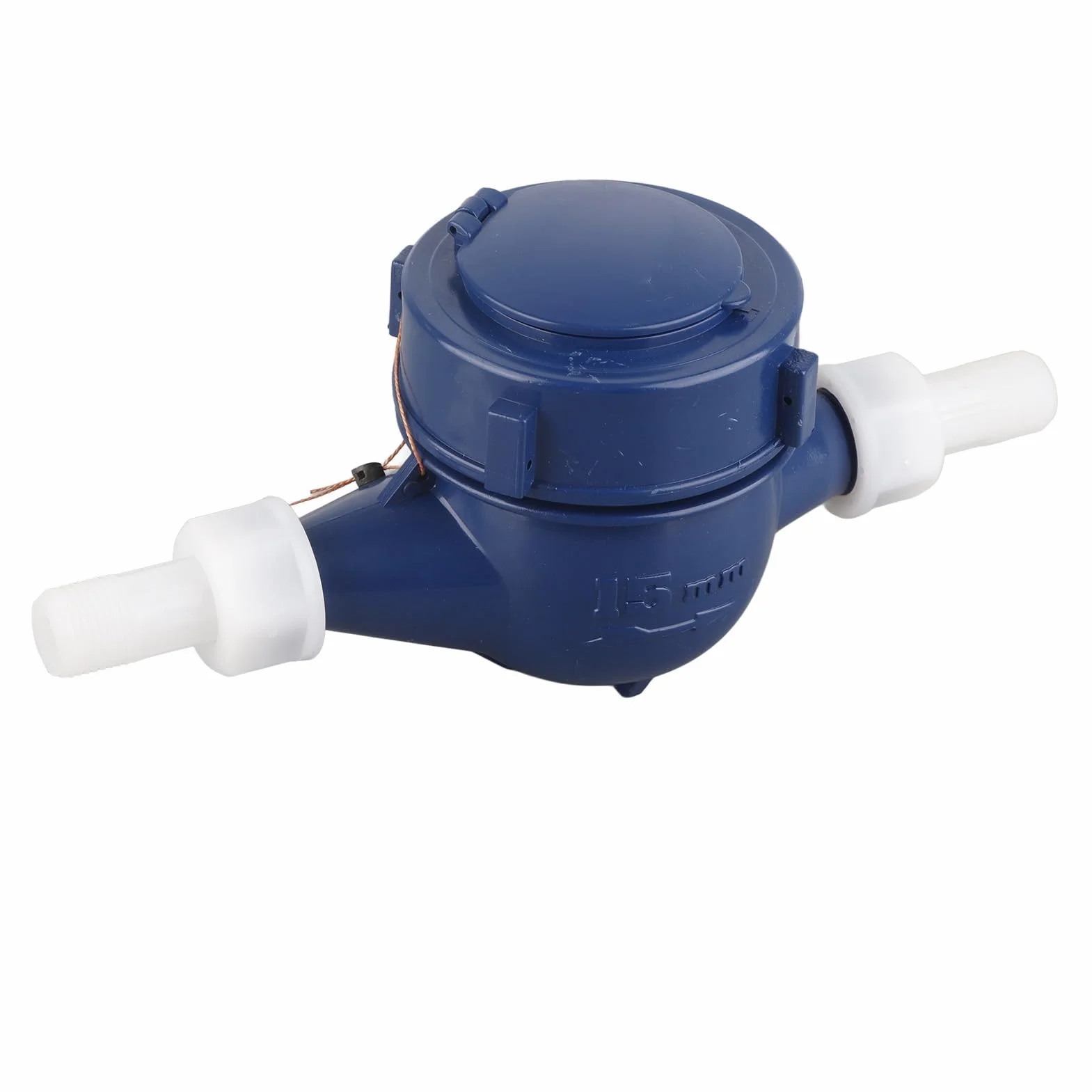 Compteur d'Eau Froide Plastique 1/2" DN15 Débitmètre Jardin