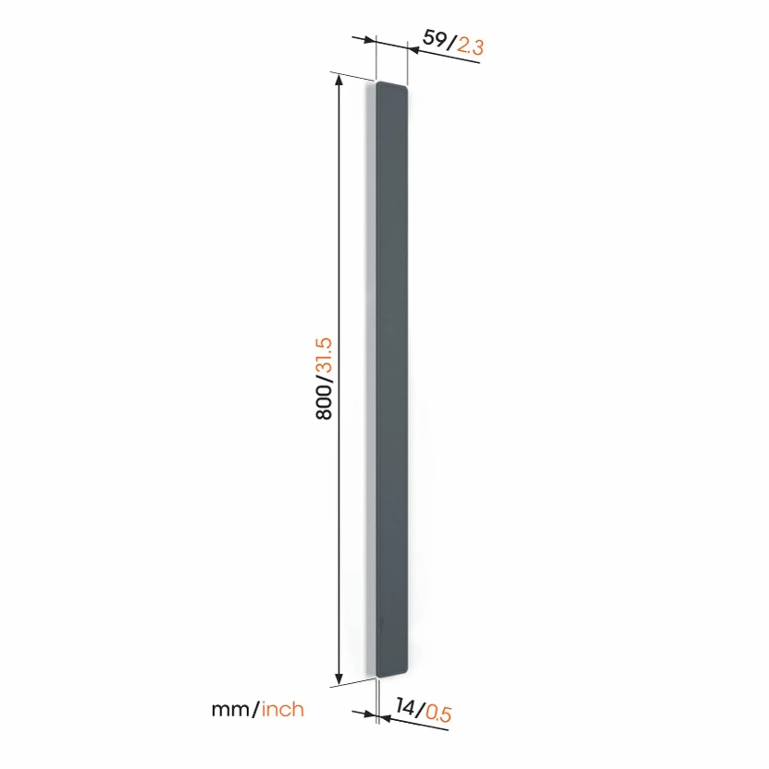 Vogel's TVA 6000 Chemin de câbles 80 cm 14 mm pour 4 câbles