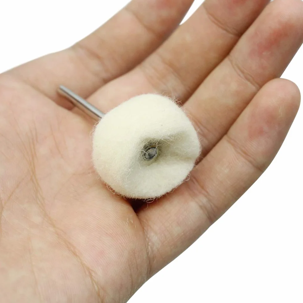 Roue de Polissage en Coton Beige 25 Pièces pour Dremel Outils Rotatifs