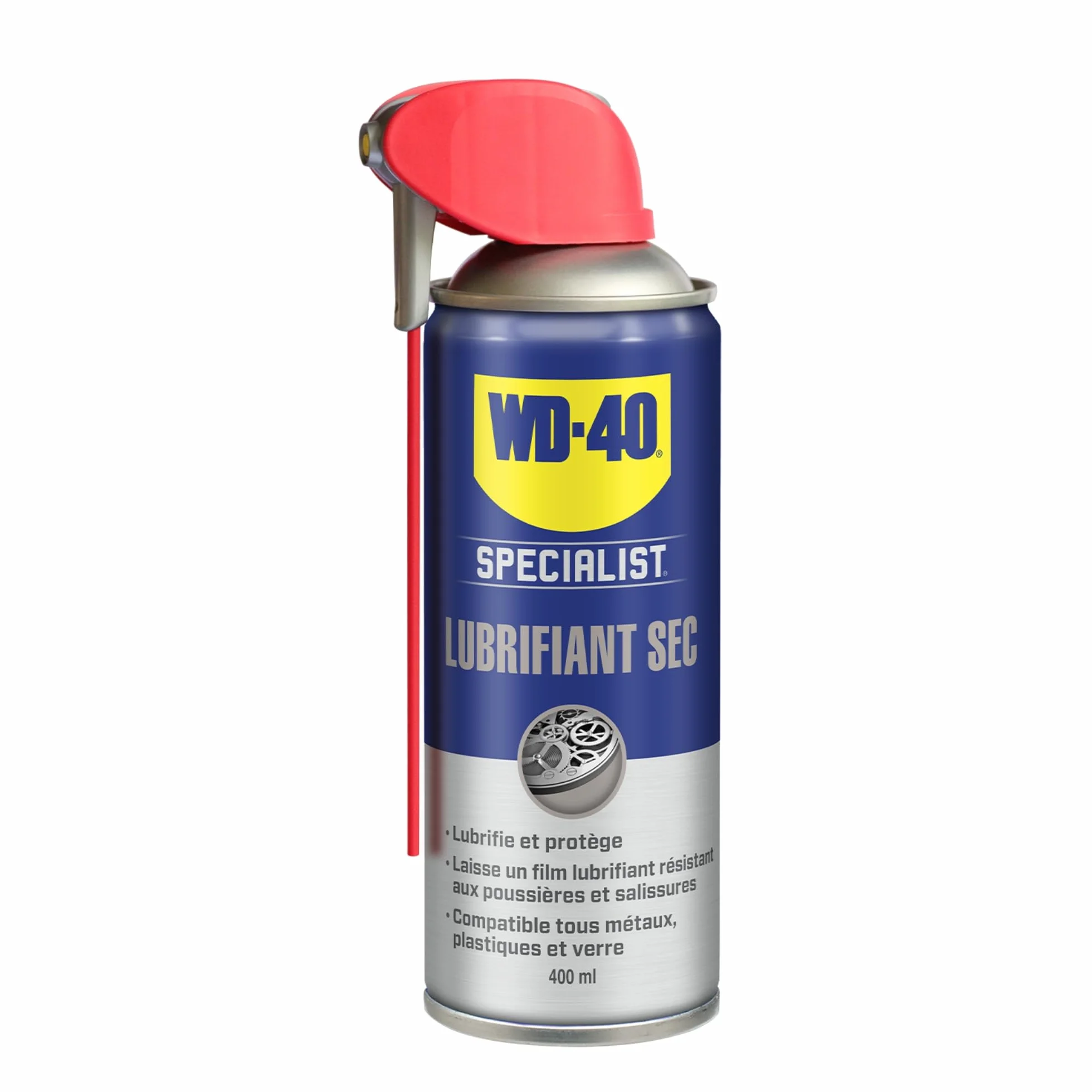 WD-40 Specialist Lubrifiant Sec Spray Double Position Anti Friction 400 ML