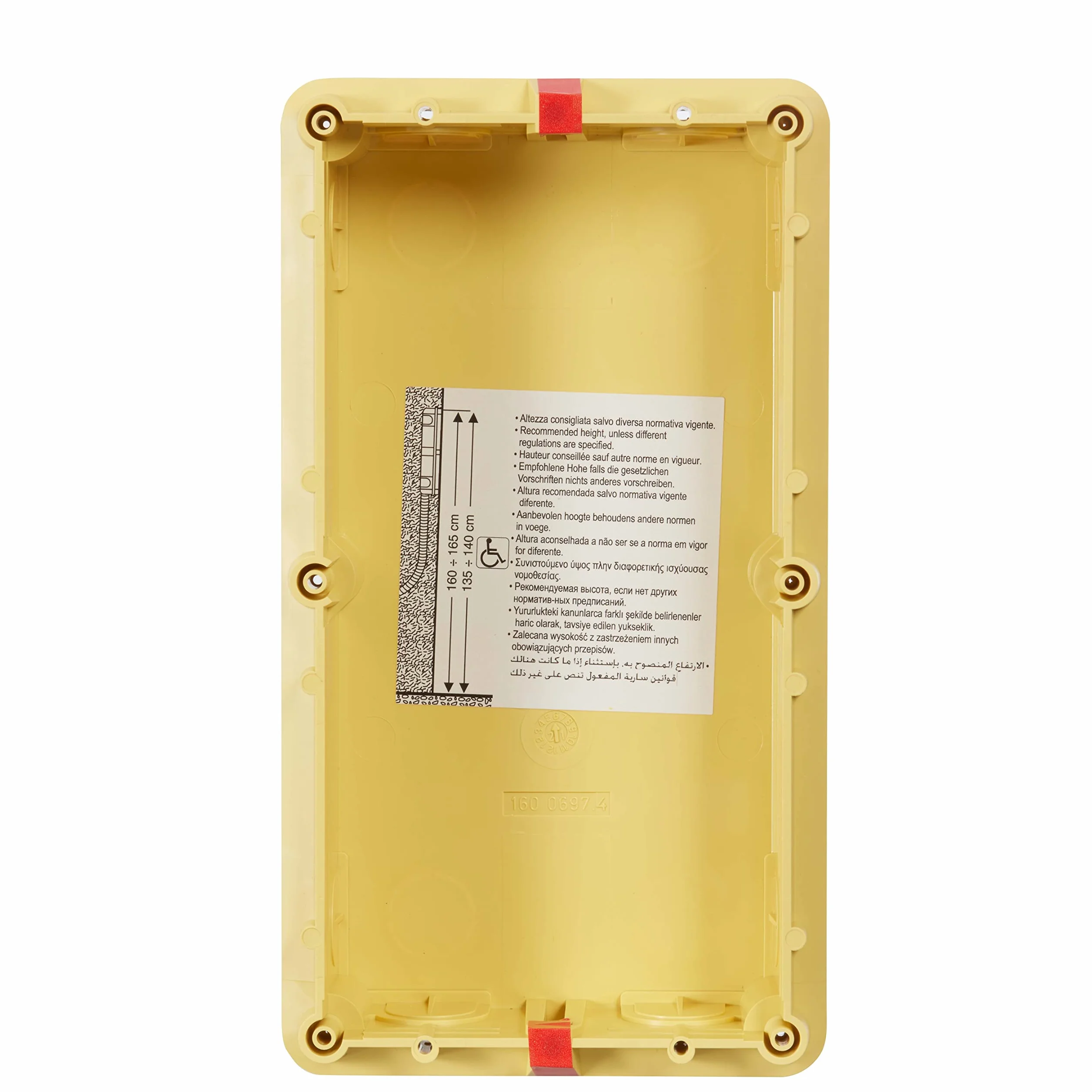 BTicino 350020 Boîtier à Encastrer 2 Modules Linea Sfera New Sfera