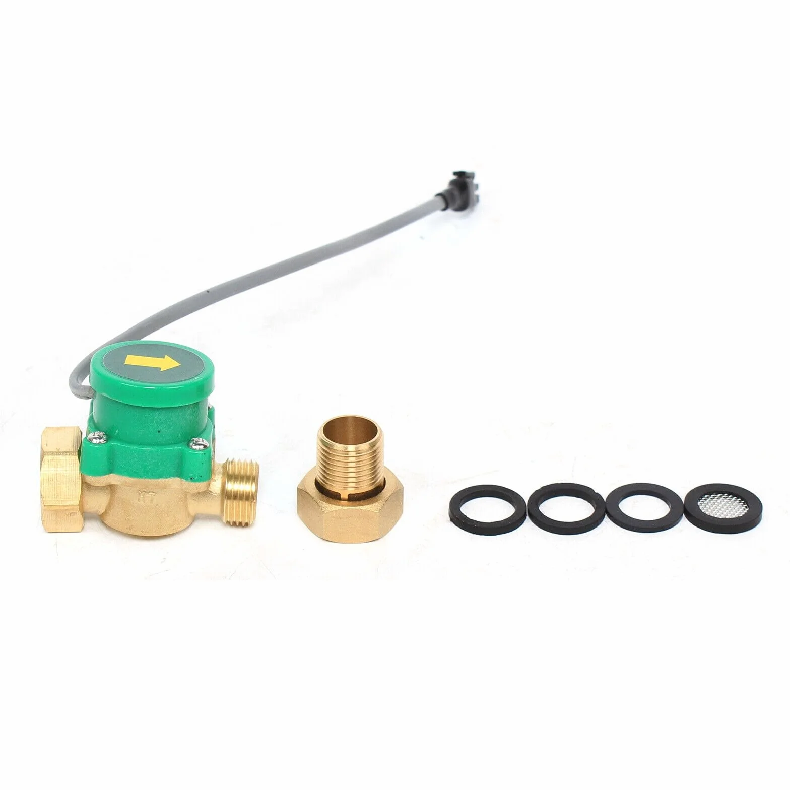 Pompe à eau chaude 120 W - Pompe à pression - Pompe de jardin électrique - 220 V - Pour douches, robinets, machines à laver, chaudières et tuyaux d'arrosage - Tête maximale de 15 m - Contrôle
