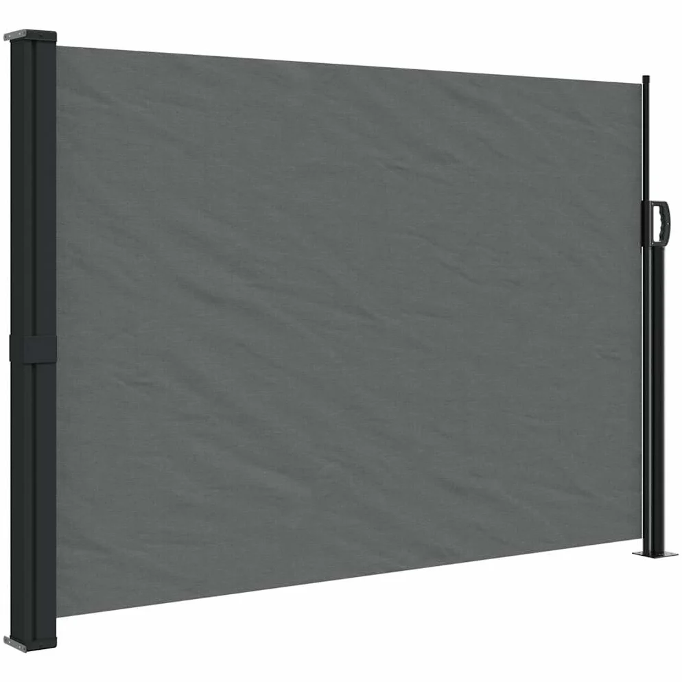 vidaXL Store latéral rétractable Anthracite 140 x 500 cm