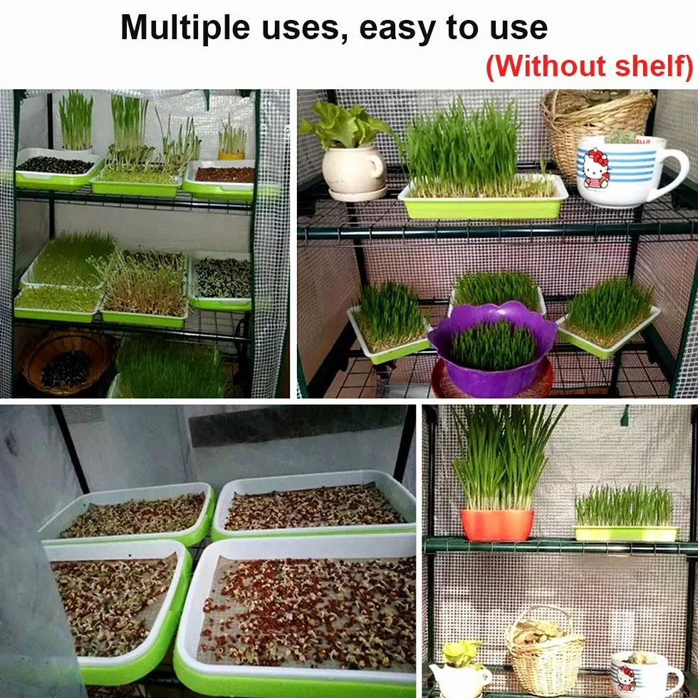 Housse Serre de Jardin 4 Étages avec Bâche Amovible Transparent 160x70x50cm,Couverture Serre en PVC Imperméable et Respirante pour Cultiver Intérieur et Extérieur Plante en Pot,Légumes,Fleur
