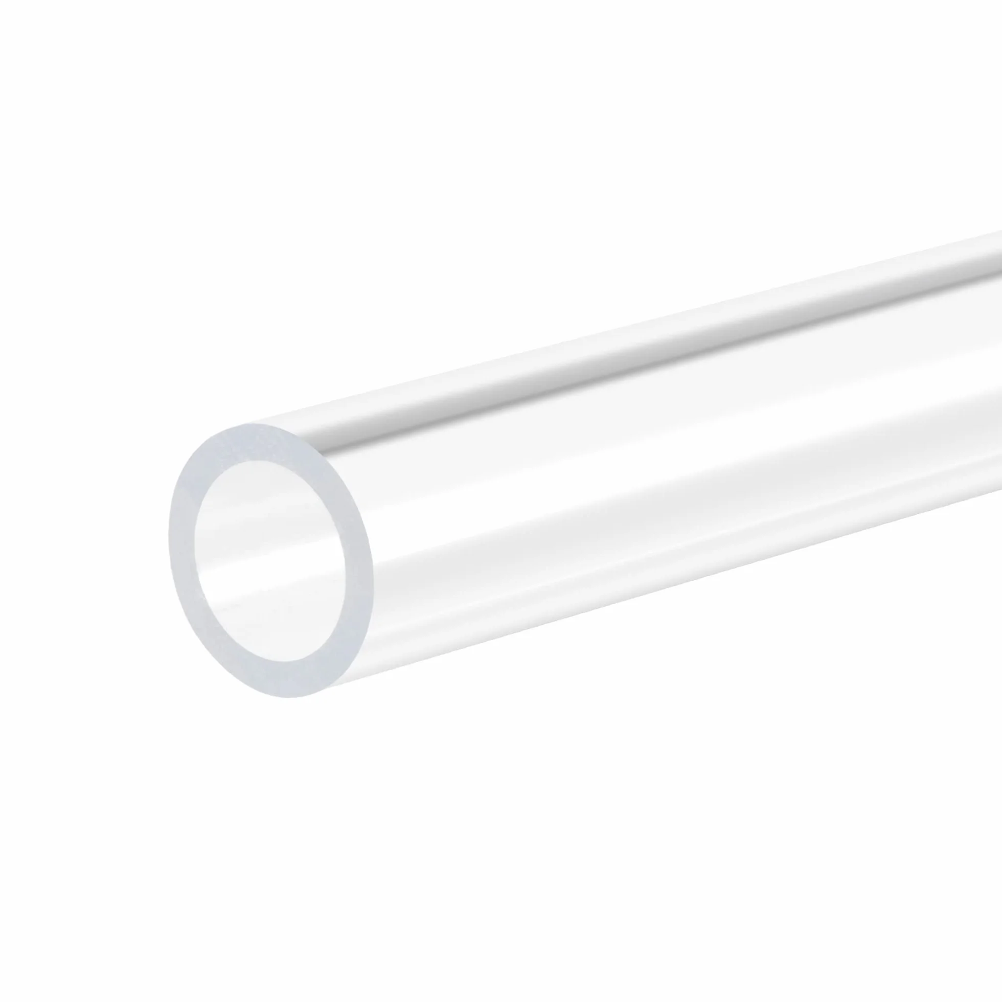 sourcing map Transparent Rigide Acrylique Tuyau 12mm x 16mm x 305mm Tube Rond