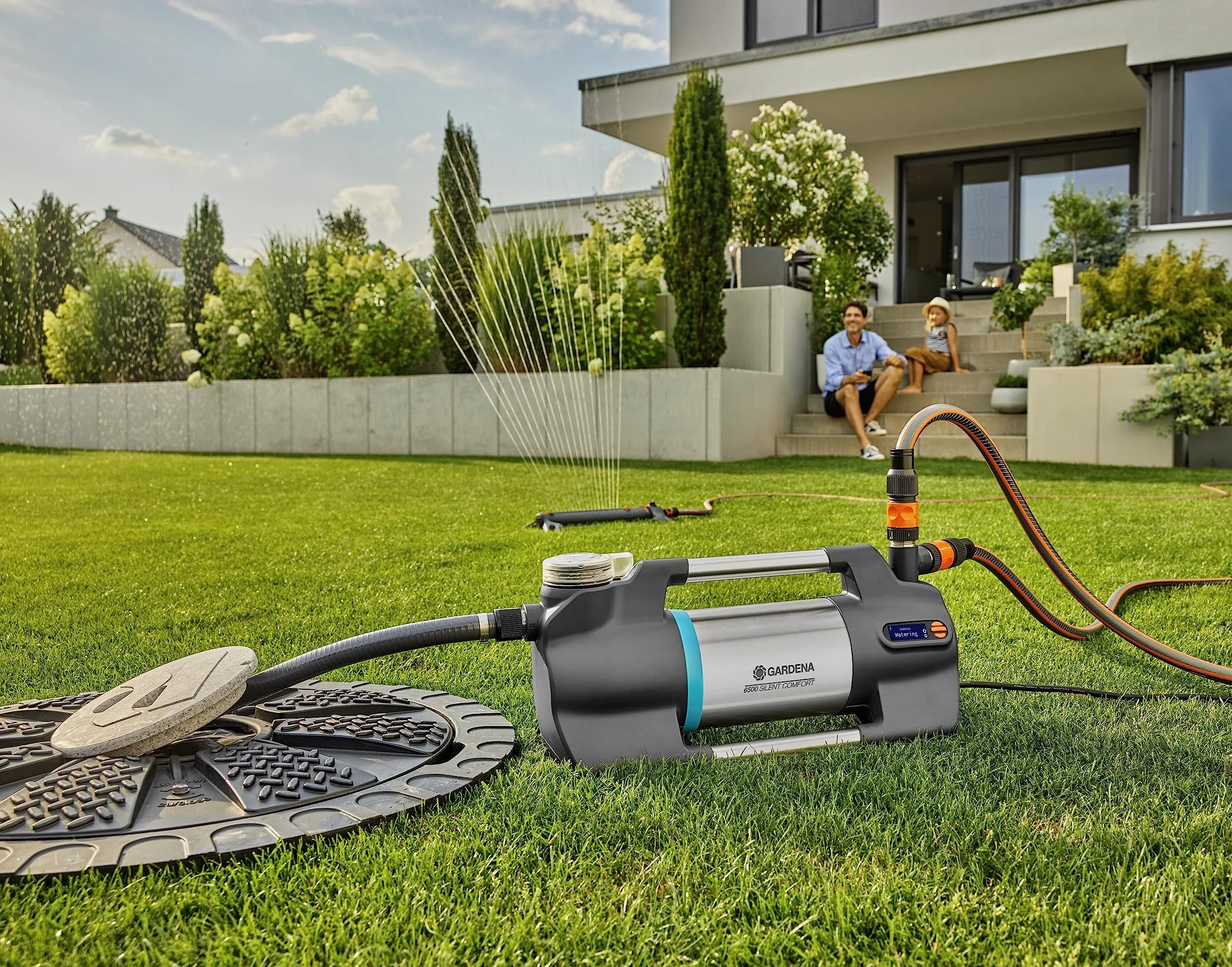 Gardena Pompe de jardin 6500 SilentComfort 6500 l/h acier inoxydable