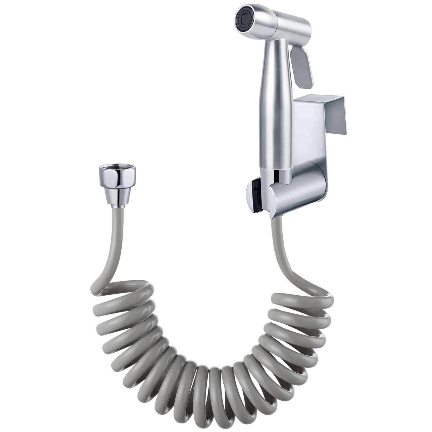 Pulvérisateur de bidet portable ABS 150 cm avec tuyau télescopique flexible pour salle de bain