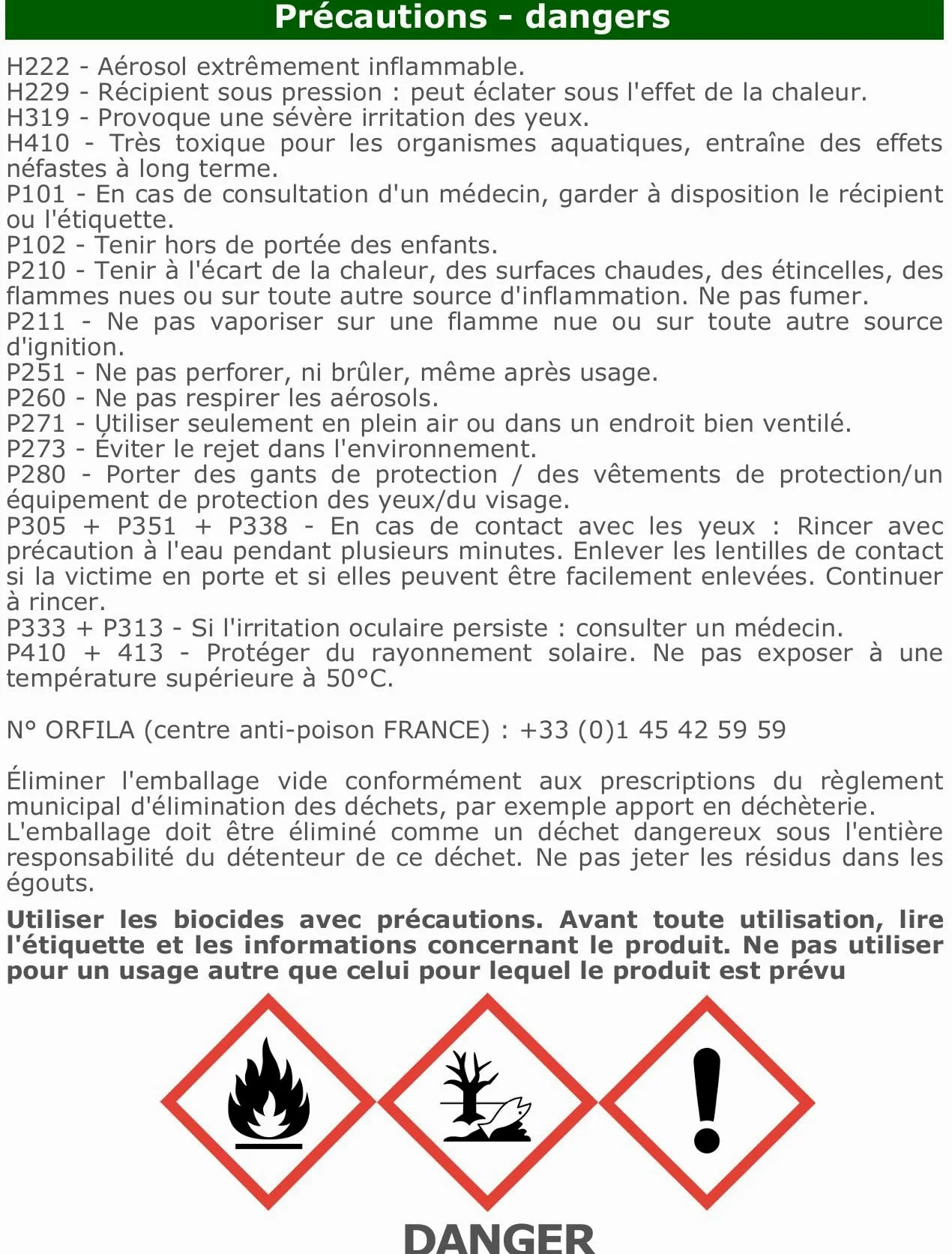 12 Aérosols Insecticide 250 ml au Pyrèthre Végétal - Compatible Diffuseur Automatique - Action Choc Contre Volants et Rampants