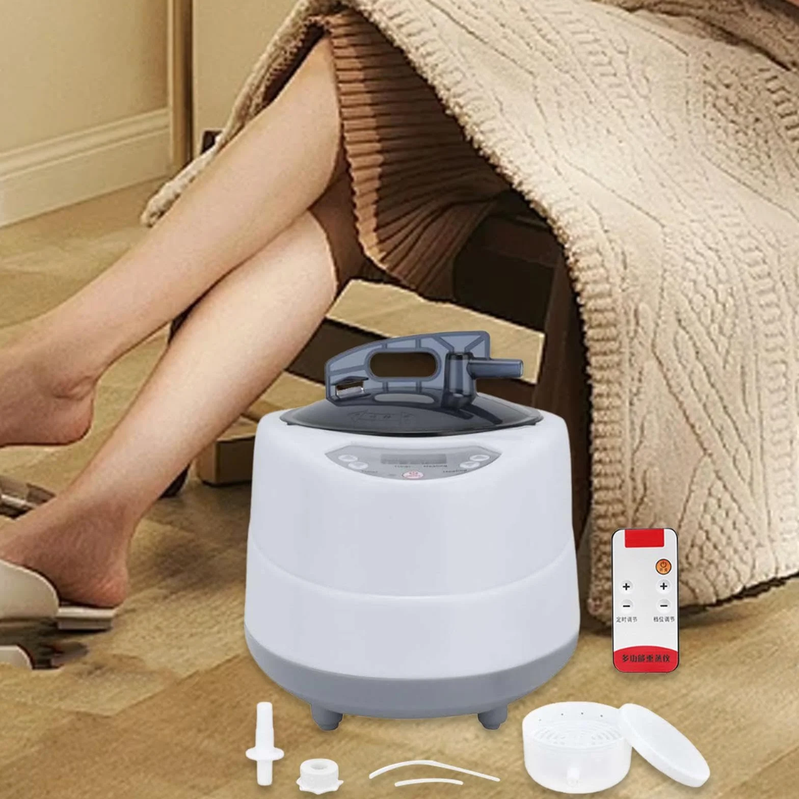 Baoblaze Générateur de vapeur de fumigation 3 L portatif léger pour sauna SPA maison