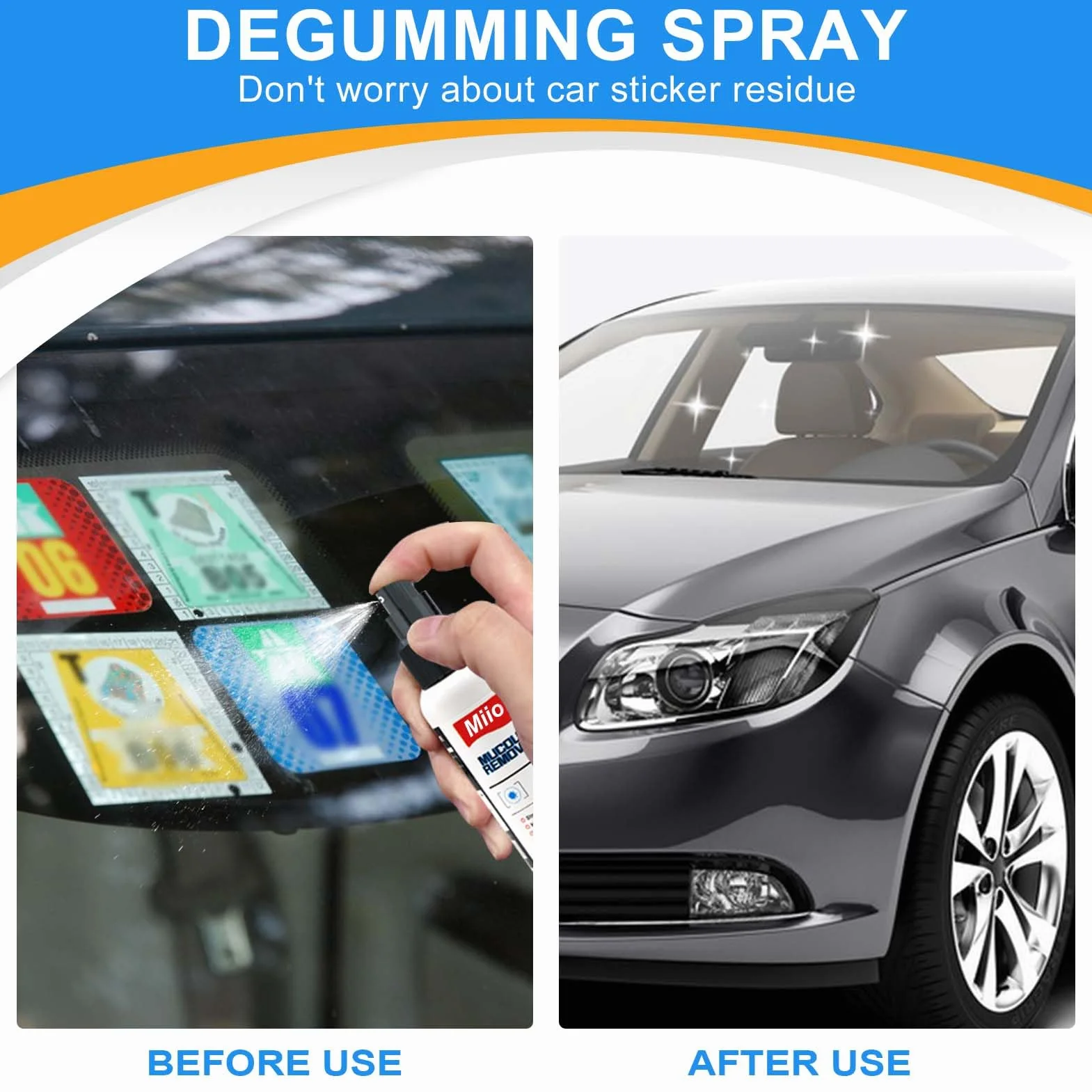 Dissolvant Colle Spray Décapant Adhésif 50ML avec Grattoir Polyvalent