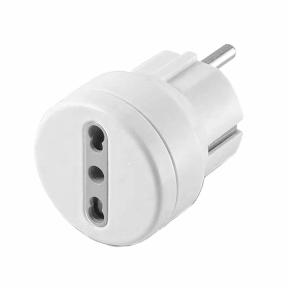 Electraline Adaptateur prise électrique blanc 71047