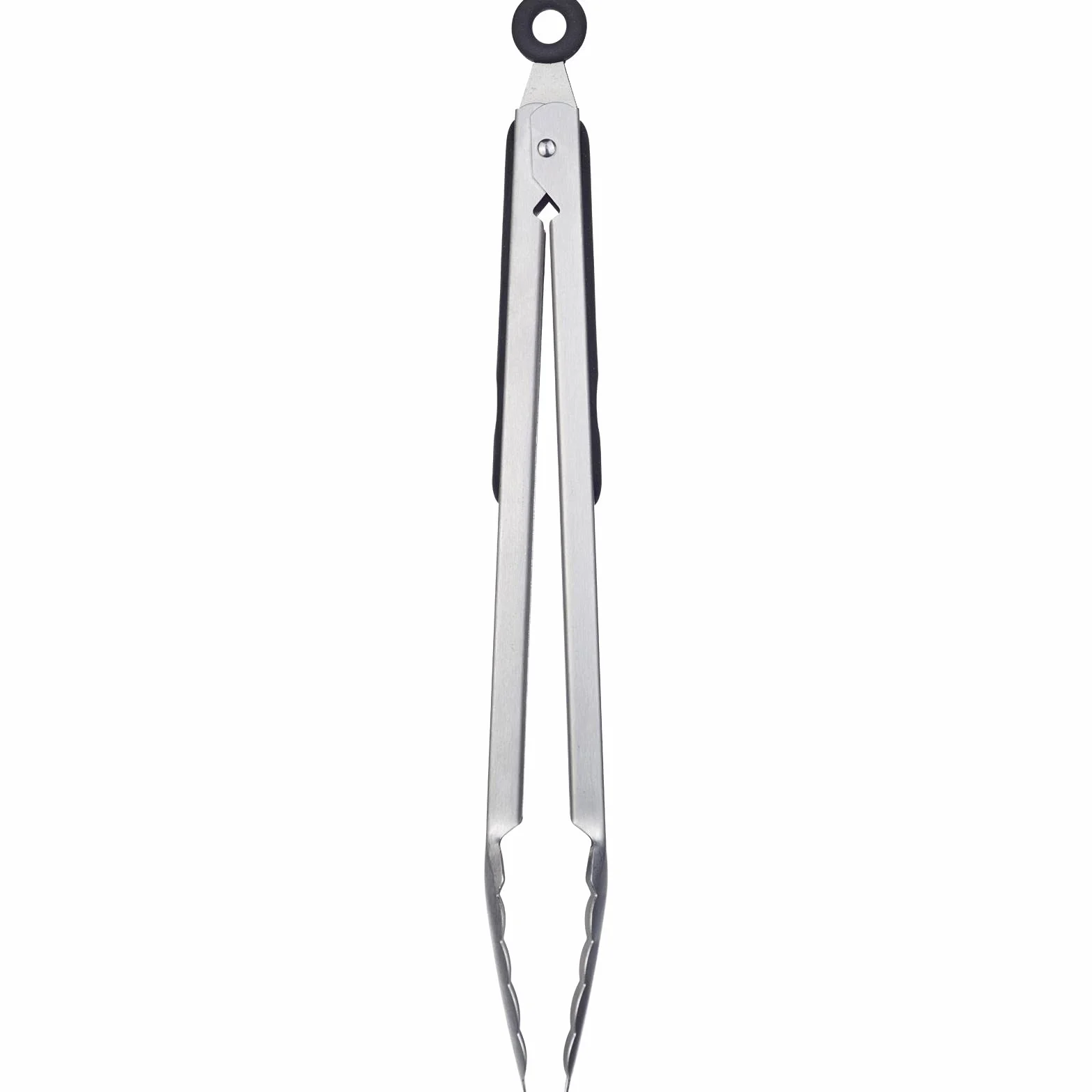 Westmark Pince à Grillade + Pince à Service, avec Manches en Acier inoxydable et Poignées caoutchoutées, Longueur : 35 cm, Acier inoxydable/plastique, Classic Spezial Maxi, Argenté/Noir, 16252270