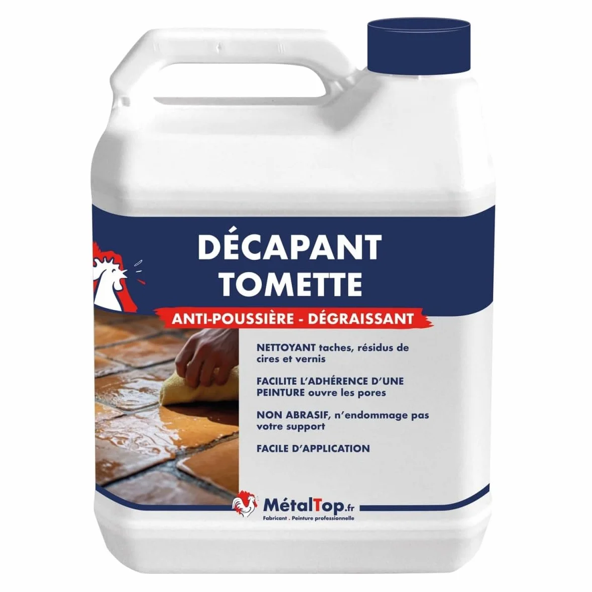 Decapant Tomette 1 L Rénovateur pour sols anciens
