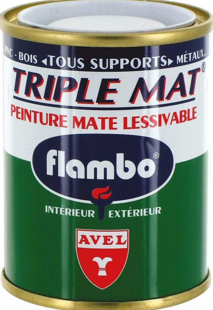 Avel Flambo Triple mat peinture 100 ml Noir