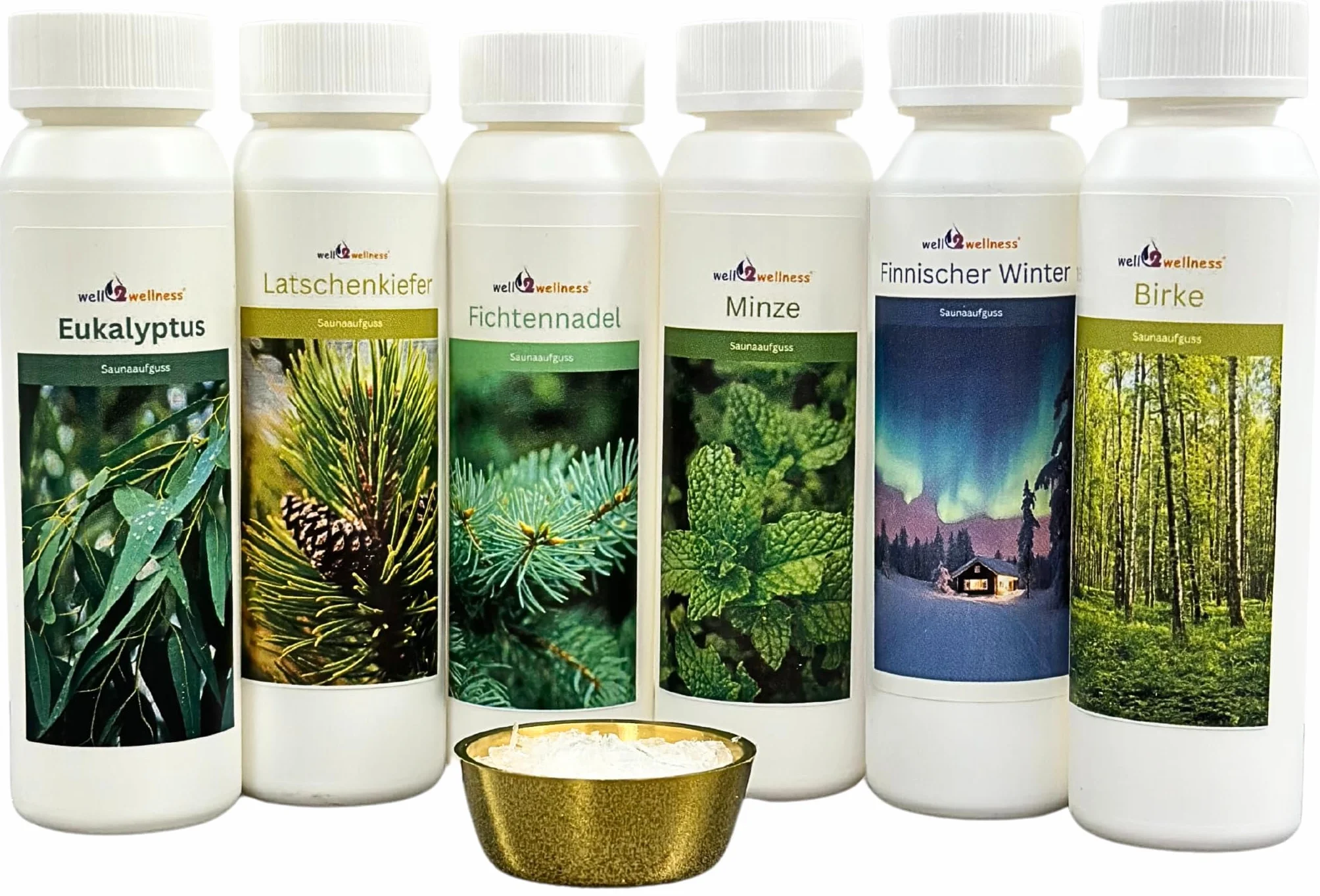 well2wellness Sauna Infusion Les Classiques 6 x 125 ml
