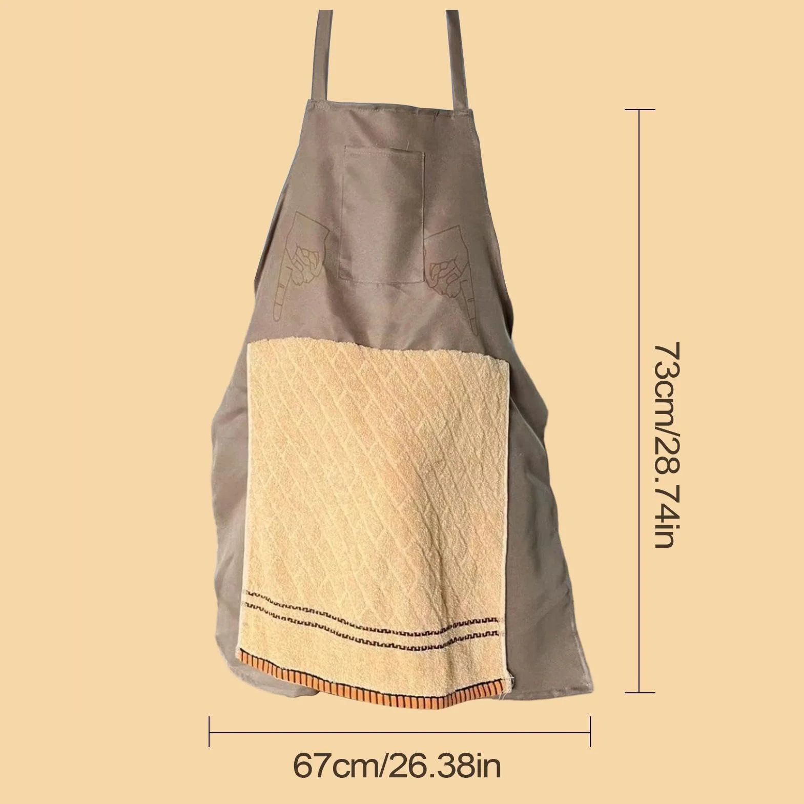 Tablier Humoristique Avec Poche Secrète, Tablier De Farces Hilarants Pour Hommes, Chef's Prank Apron For Men, tablie-r De Farce De Chef, Costume De Chef Drôle Avec Serviette Ouvrable