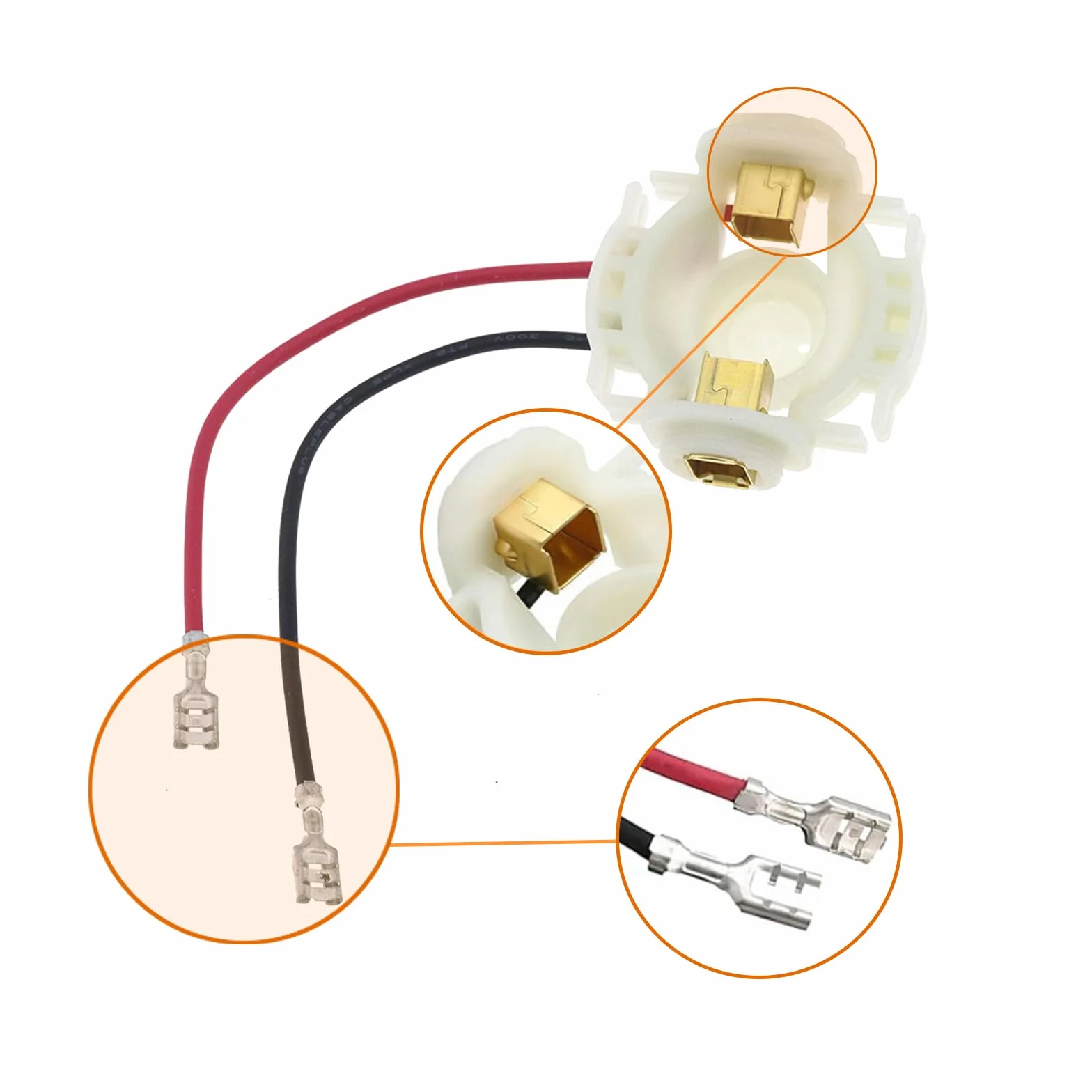 VIPMOON Balai de Charbon CB430 pour Meuleuse Makita DGA452 BGA452 BGA450 BGA402 GA400 GA400D