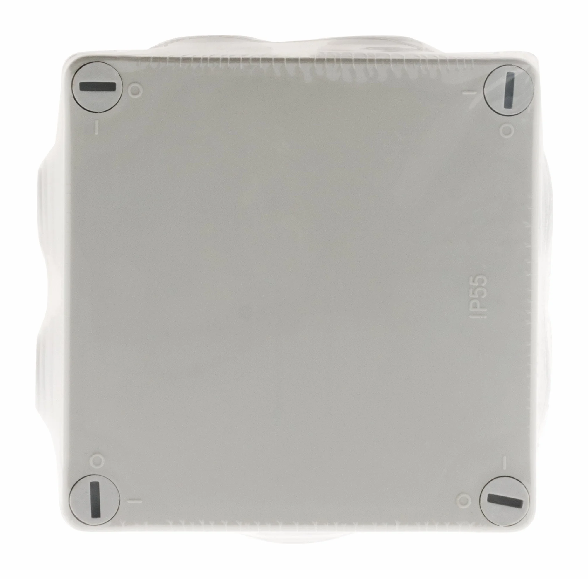 Zenitech Boîte étanche carrée 100x100x50mm IP55 Gris