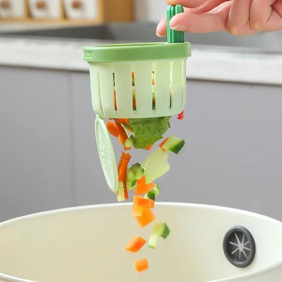 Lot de 2 passoires de vidange pour évier de cuisine en forme de cactus - Panier de vidange automatique