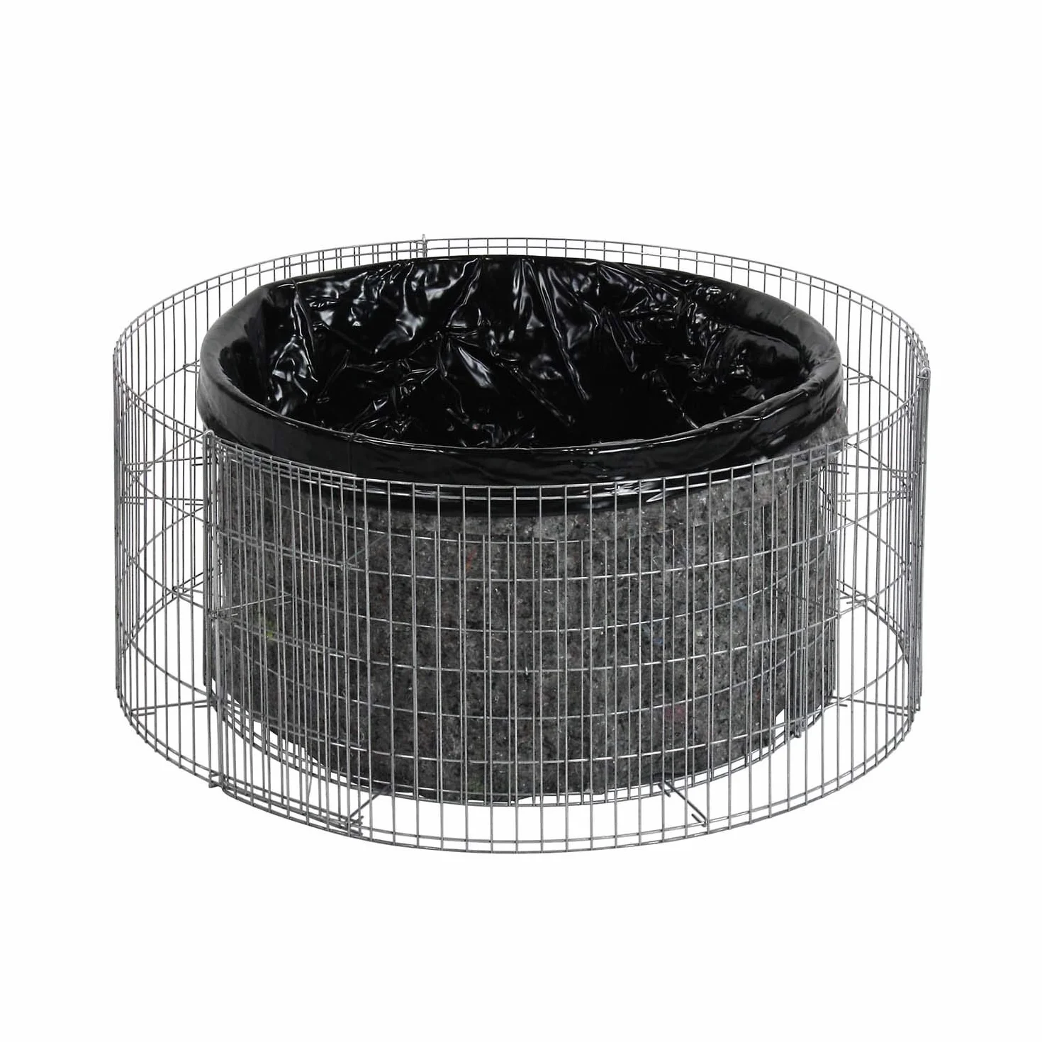 Bellissa Bassin surélevé Gabion 92/72 cm Hauteur 40 cm bâche Film séparation Inclus
