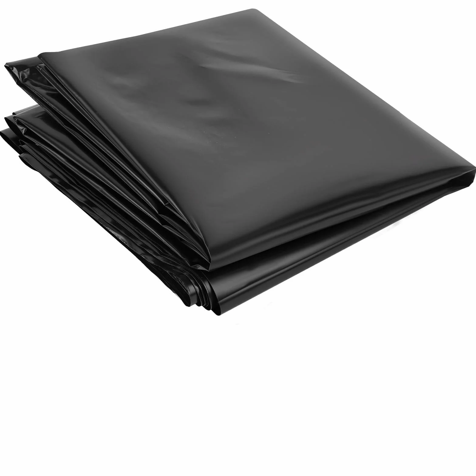 2MX3M Bâche en Polyéthylène Noir, Bâche pour Serre Noir en Polyéthylène, Résistant Couverture de Polytunnel, Membrane Horticol pour Jardinage, Isolation des Bâtiments et Tapis de Sol(80Mu/580G)