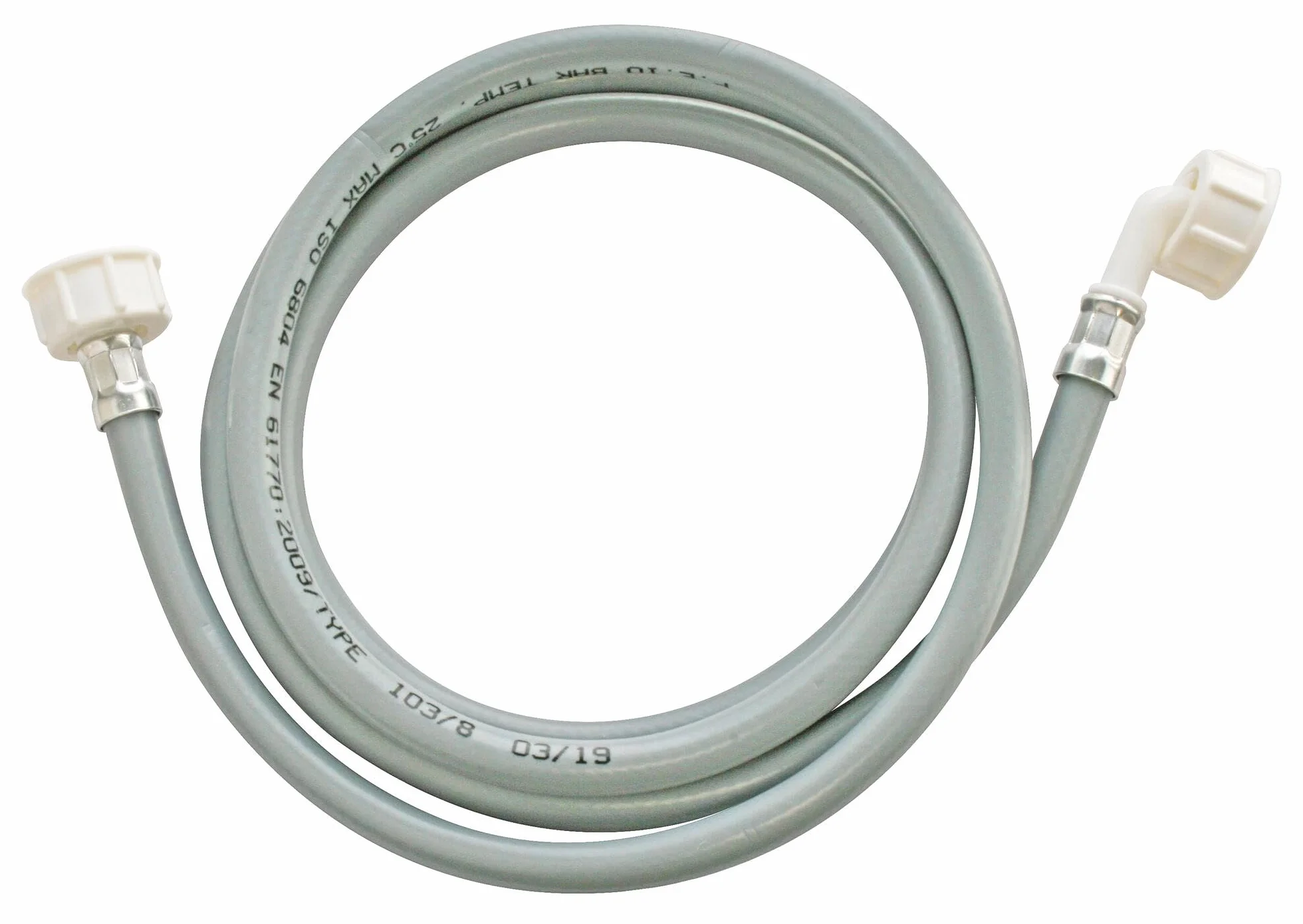 Flexible d'alimentation pour machine à laver 2m 3/4" pression 4 bars