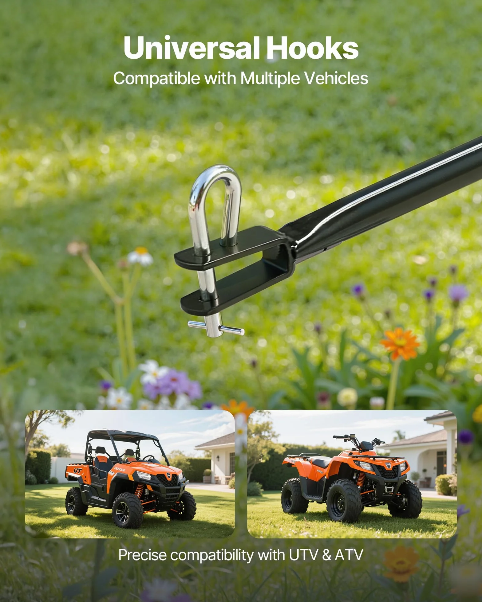 VEVOR Épandeur Engrais Tracté Capacité 59 kg Épandeur à Semence à Remorquer Largeur Épandage 0-3 m Semoir à Pousser pour Graines, Sel Déneigement, Semer Jardinage, Pelouse, Gazon, avec Roues 33 cm