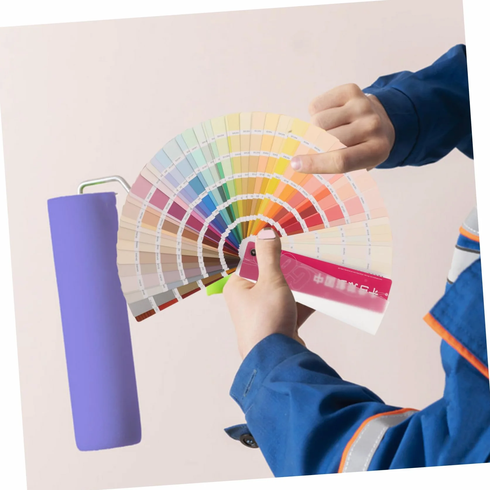 ORFOFE Nuancier de Peinture Portables 365 Couleurs Standard Plastique Papier pour Projets DIY