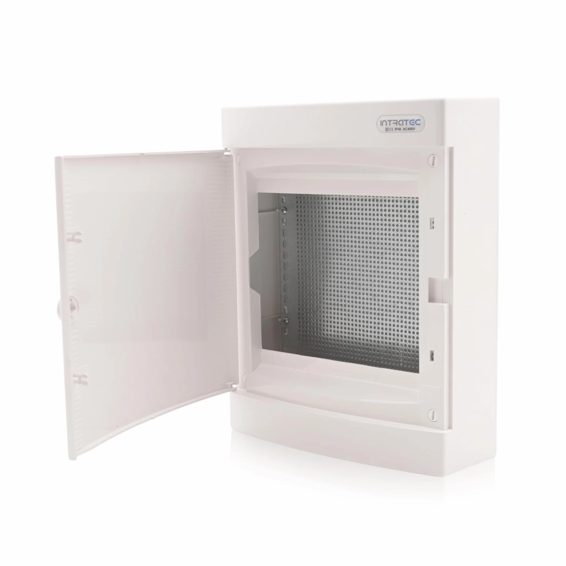 Intratec répartiteur de communication IP40 boîtier multimédia saillie 287 x 361 x 112 mm blanc