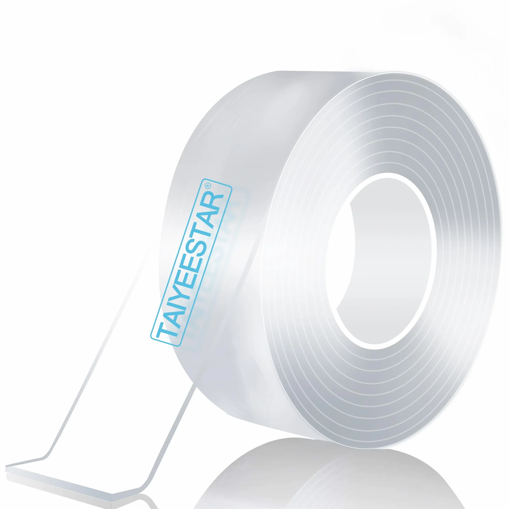 Ruban Adhésif Double Face Robuste Extra Fort 5M Nano Tape Transparent Amovible 20mm 1mm