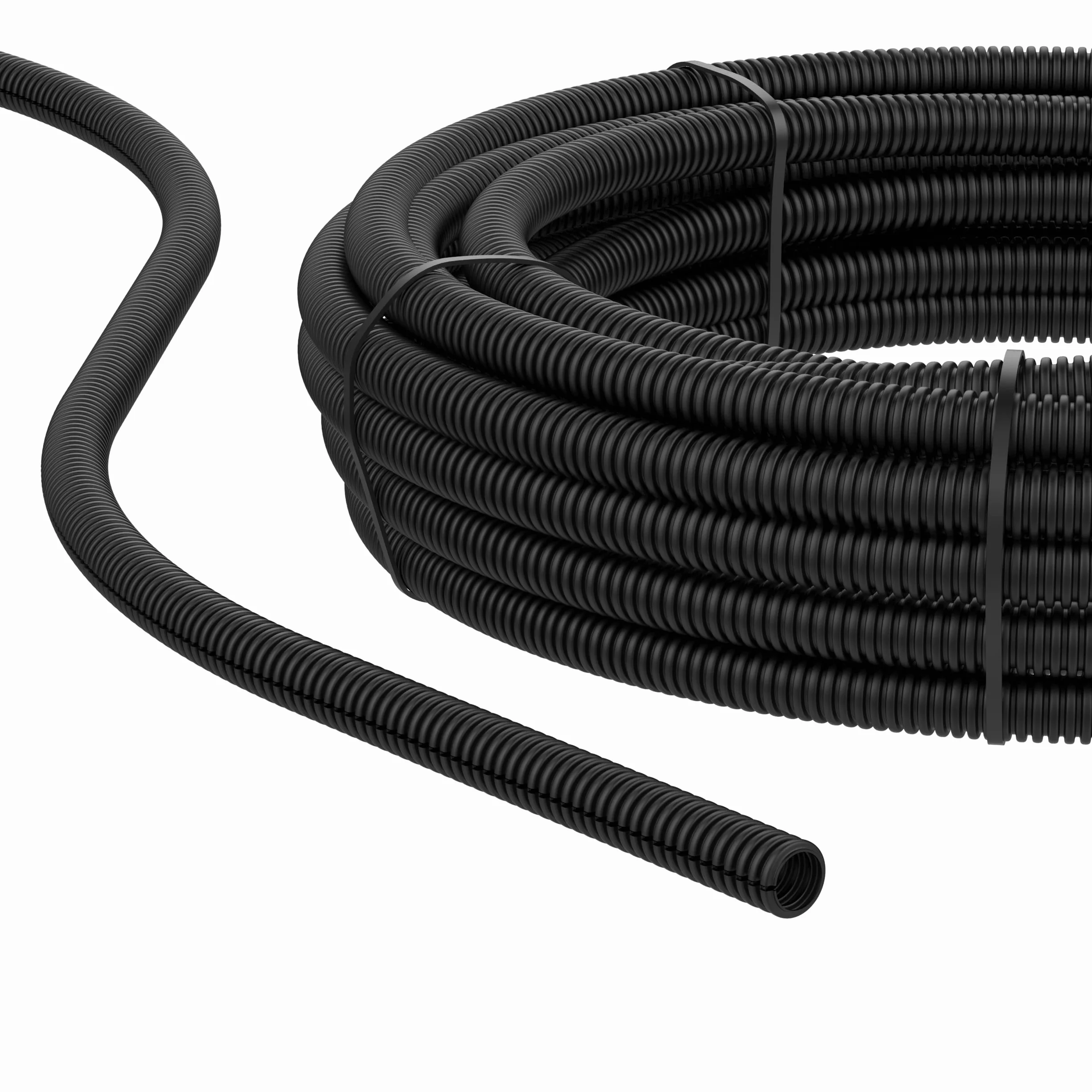 AUPROTEC Gaine Annelée Fendue 10 mm 2 m Protection Câbles